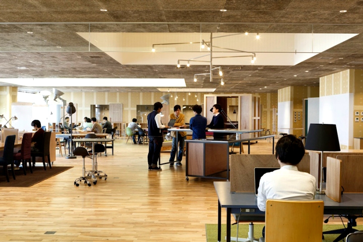 上海写字楼装修- 現代開放式辦公空間，日本KOIL辦公設計案例