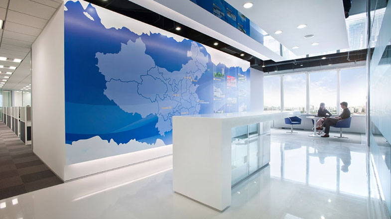 上海办公楼装修- 美國聯合技術公司（UTC）上海總部辦公室設計