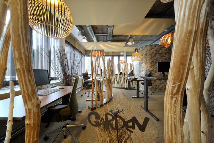 上海写字楼装潢- 玩美彩色混搭空间设计，瑞士联合利华办公室