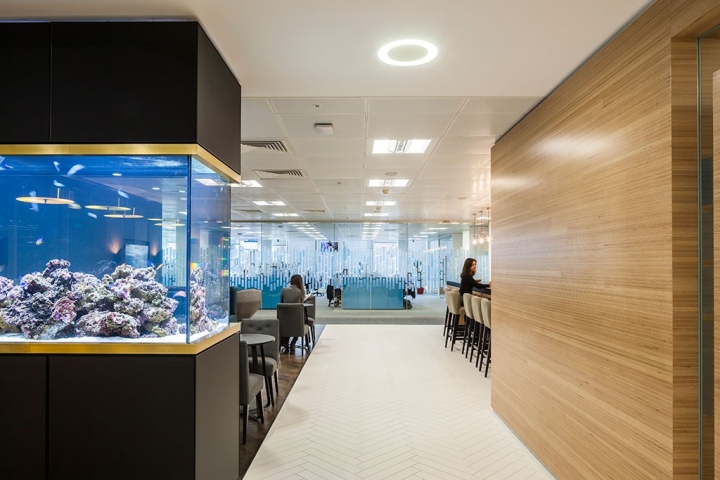 上海写字楼装修- 海洋色調設計，英國倫敦TheMako集團辦公空間
