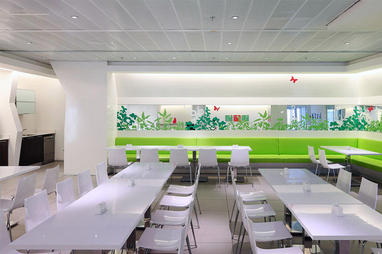 上海写字楼装潢- 未来科技感：微软以色列新办公室设计