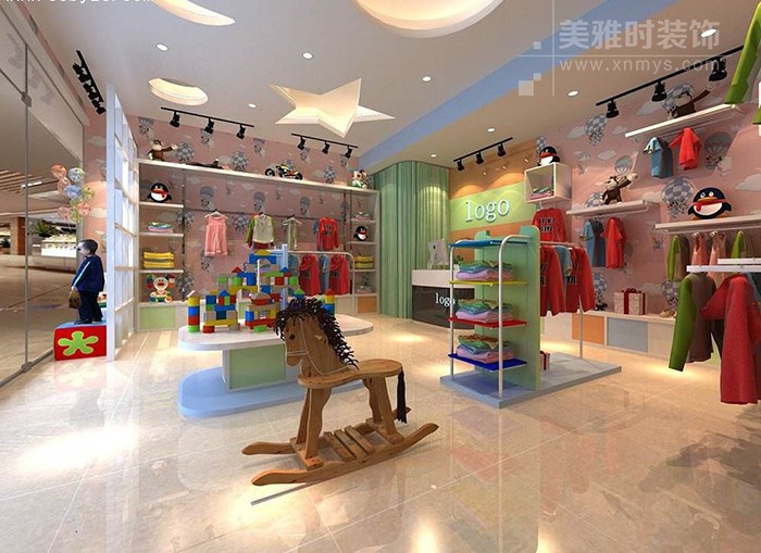 商务楼装修-上海童装店装修怎么设计能吸引主顾